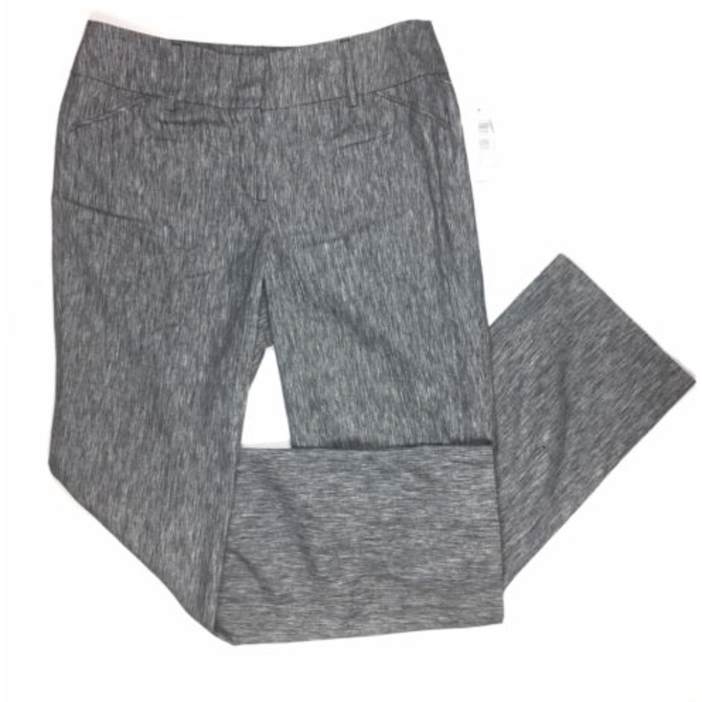 Larry Levine 12 Pants White Black Tailored